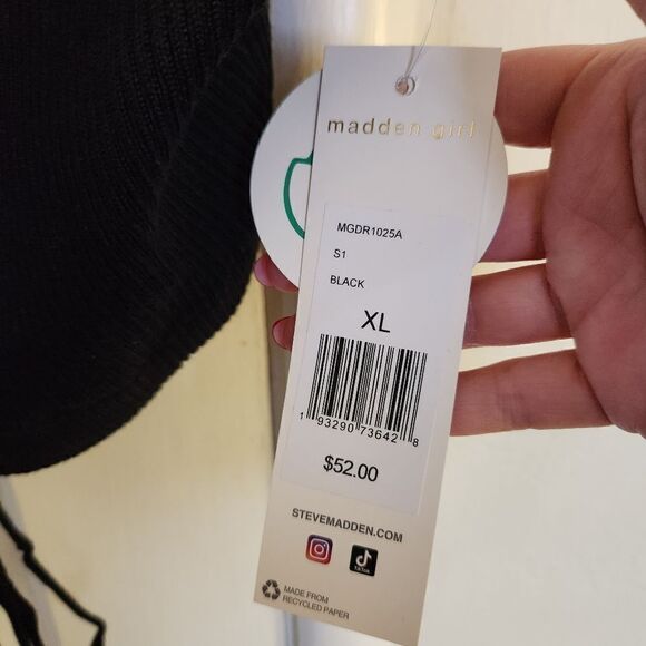 Madden Girl 2 Piece Ribbed Knit Tank Top and Biker Short Set Size XL - Picture 6 of 10